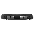 Front, Textured Bumper Cover, Textured, Extended Cab Pickup, Crew Cab Pickup, 4WD