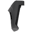 Front, Passenger Side Bumper End, Primed Plastic