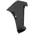 Front, Passenger Side Bumper End, Primed Plastic