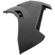 Front, Passenger Side Bumper End, Primed Plastic