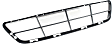 Front Bumper Grille, Black