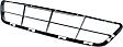 Front Bumper Grille, Black