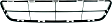 Front Bumper Grille, Black