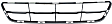 Front Bumper Grille, Black