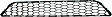 Front Bumper Grille, Textured Black