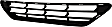 Front Bumper Grille, Primed