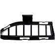 Front, Passenger Side, Outer Bumper Grille, Textured Black