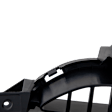 Front, Passenger Side, Outer Bumper Grille, Textured Black