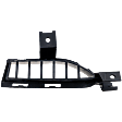 Front, Driver Side, Outer Bumper Grille, Textured Black