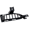 Front, Driver Side, Outer Bumper Grille, Textured Black
