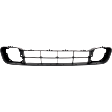 Front, Center Bumper Grille, Black