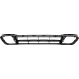 Front, Center Bumper Grille, Black