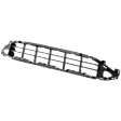 Front, Center Bumper Grille, Textured Black, Japan Built Vehicle