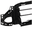 Front, Center Bumper Grille, Textured Black, Japan Built Vehicle