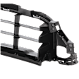Front, Center Bumper Grille, Textured Black, Japan Built Vehicle