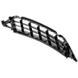 Front, Center Bumper Grille, Textured Black, Japan Built Vehicle