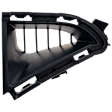 Front, Passenger Side Bumper Grille, Textured Black