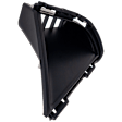 Front, Passenger Side Bumper Grille, Textured Black