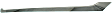 Front, Driver or Passenger Side Bumper Trim, Chrome
