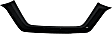 Front Bumper Trim, Black, CAPA Certified