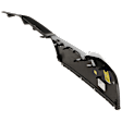 Front Bumper Trim, Black Bumper Grille Finisher, 6 Cyl., 3.5L Engine