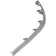 Front, Driver Side Bumper Trim, Chrome, 6 Cyl., 3.5L Engine