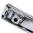 Front, Driver Side Bumper Trim, Chrome, 6 Cyl., 3.5L Engine