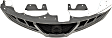Grille, Chrome Shell with Primed Insert, 6 Cyl., 3.5L Engine