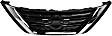 Grille Assembly, Chrome Shell with Painted Silver Gray Insert