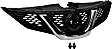 Grille, Painted Black, 4 Cyl., 2.0L Engine
