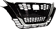 Grille, Black, S/SL/SV Models