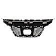 Grille, Textured Black, 4 Cyl., 1.6L Engine, CAPA CERTIFIED