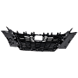 Center Grille Black Shell with Chrome Insert