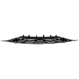Grille, Black, 6 Cyl., 3.5L Engine