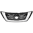 Grille, Black, 6 Cyl., 3.5L Engine, CAPA CERTIFIED