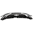 Grille, Painted Black Shell and Insert, For Models with Front View Camera, with Chrome Molding, without Emblem Provision