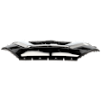 Grille, Painted Black Shell and Insert, For Models with Front View Camera, with Chrome Molding, without Emblem Provision