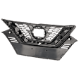 Grille, Painted Black Shell and Insert, For Models with Front View Camera, with Chrome Molding, without Emblem Provision