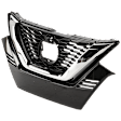 Grille Painted Black Shell and Insert