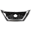 Grille, Black Shell and Insert, Japan Built Vehicle, CAPA Certified