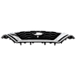 Grille, Black Shell and Insert, For Models without Midnight Special Edition Package, CAPA Certified
