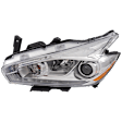 Driver Side Headlight, with Bulb, Halogen, Clear Lens, 6 Cyl., 3.5L Engine