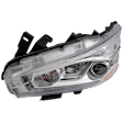 Driver Side Headlight, with Bulb, Halogen, Clear Lens, 6 Cyl., 3.5L Engine, CAPA Certified