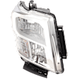Passenger Side Headlight, with Bulb, Halogen, Clear Lens