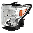 Driver Side Headlight, with Bulb, Halogen, Clear Lens, CAPA Certified