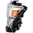 Driver Side Headlight, with Bulb, Halogen, Clear Lens, CAPA Certified
