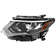 Driver Side Headlight, with Bulb, Halogen, USA Built Vehicle, Except SL Hybrid, CAPA CERTIFIED