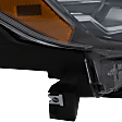 Passenger Side Headlight, with Bulb, LED, Clear Lens