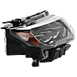 Passenger Side Headlight, with Bulb, LED, Clear Lens