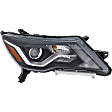 2017-2020 Nissan Pathfinder - Passenger Side Headlight, with Bulb, LED, Clear Lens, 6 Cyl., 3.5L Engine
